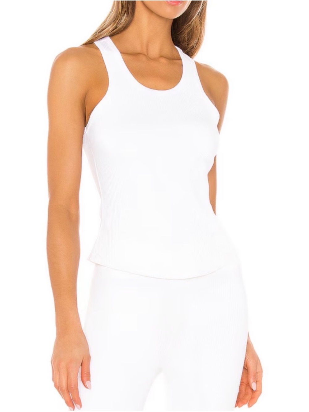 Year of Ours Sporty Rib Tank in white size small